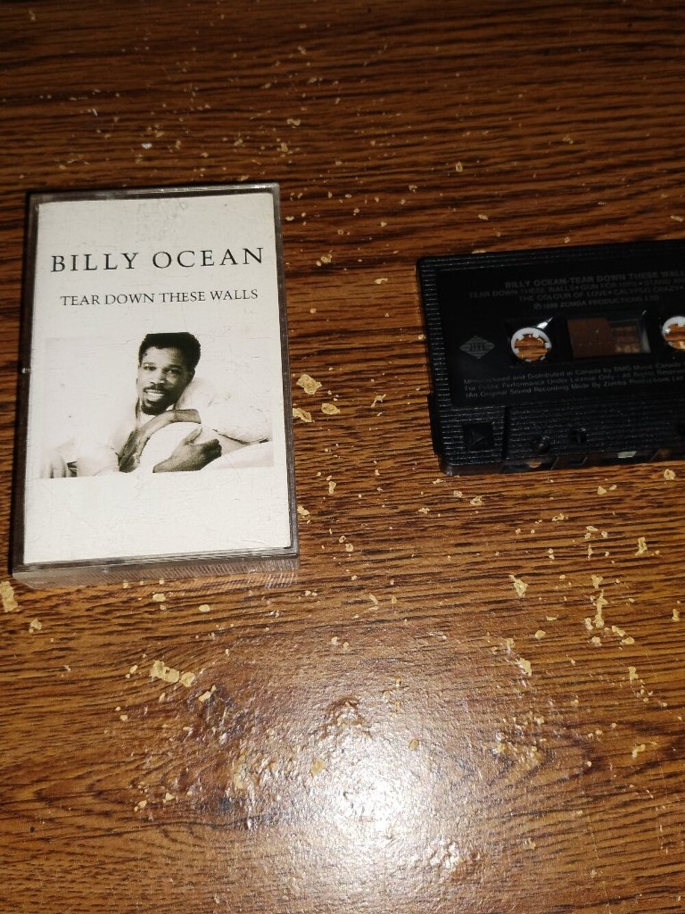 Billy Ocean - Tear Down These Walls on cassette (Zomba Records, 1988)